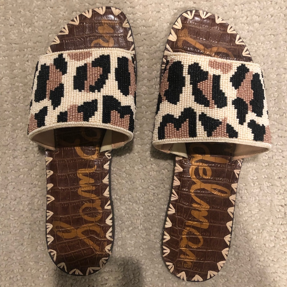 Sam Edelman ikat beaded sandals size 6.5